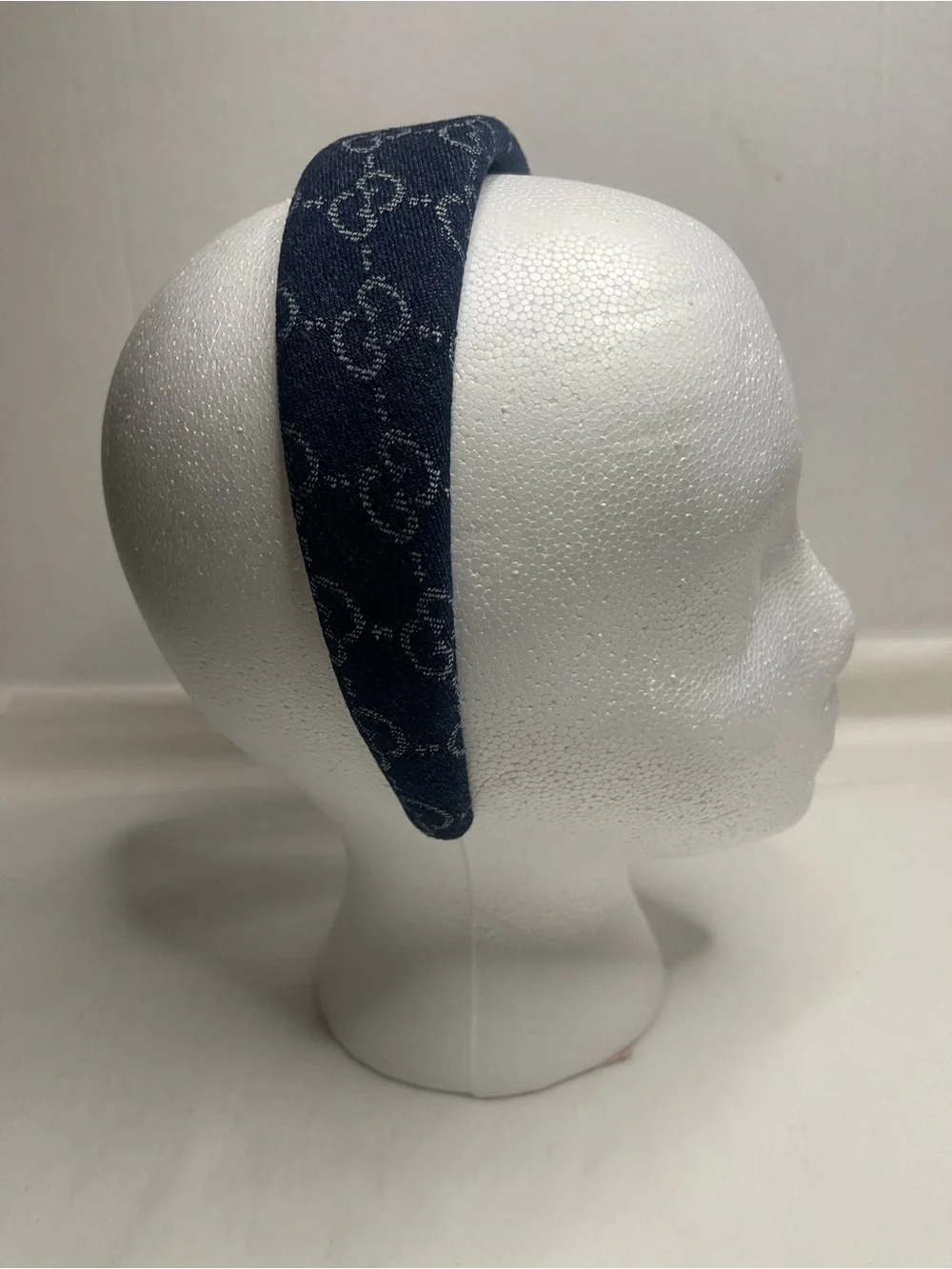 Decorative GG Denim Headband